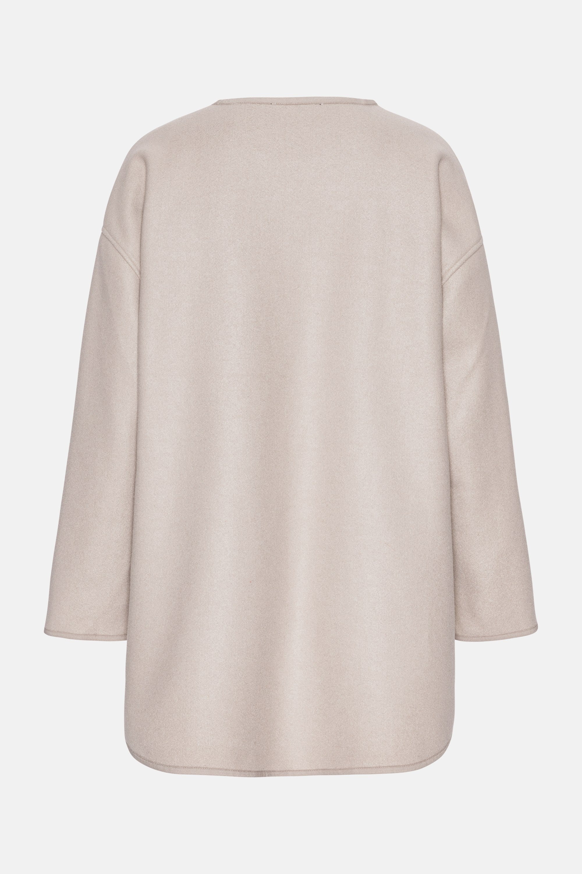 Følt Casual Jakke - White Pepper